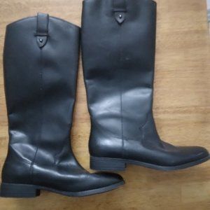Vintage frye&co leather melissa button boots